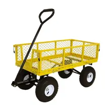 Product image of Sunnydaze Utility Steel Garden Cart 