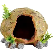 Product image of Underwater Treasures Boulder Hideout Fish Ornament