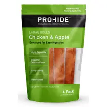 Product image of ProHide Large Rolls—Chicken & Apple (4 count)