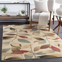 Product image of Lark Manor Feagin Floral Rectangular Area Rug