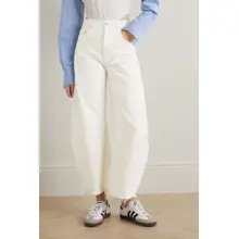 Product image of Citizens of Humanity Horseshoe frayed high-rise wide-leg jeans