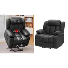 Product image of CDCASA Power Lift Recliner Chair for Elderly with Heated Vibration Massage, Fabric Electric Power Recliner Chairs for Seniors, Side Pockets,Cup Holders, USB Ports, Remote Control