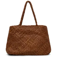 Product image of Dragon Diffusion Tan Vintage Mesh Tote