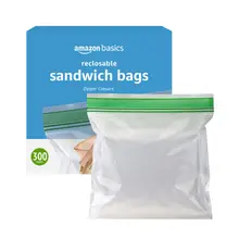 Product image of Amazon Basics Sandwich Storage Bags