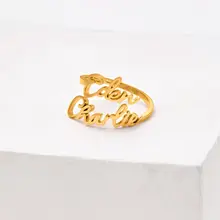 Product image of Mint & Lily Double Name Ring