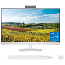 Product image of HP 27-inch All-in-One Desktop PC, Intel Core i7, 12 GB RAM, 512 GB SSD