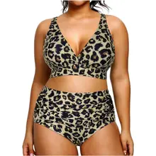 Product image of Yonique Plus Size High Waisted Swimsuit
