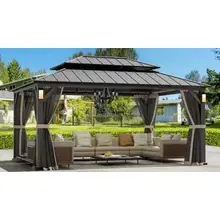Product image of Ultra Series 12 ft. x 16 ft. Permanent Hardtop Gazebo
