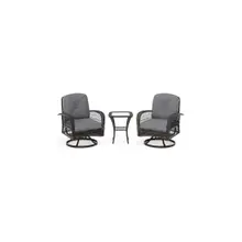 Product image of Octans Abydos Three-Piece Wicker Patio Conversation Set