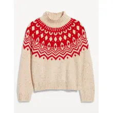 Product image of Old Navy Mock-Neck Cropped Sweater