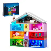 Product image of House Building Toy Set With LED Light