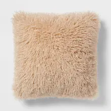 Product image of Threshold faux fur throw pillow
