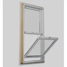 Product image of Andersen 200 Series Double Hung Wood Clad Insulated Window with White Exterior