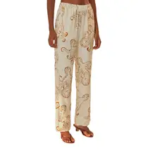 Product image of Farm Rio Off-White Octopus Fun Euroflax Premium Linen Pants