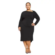 Product image of Universal Standard Velvety-Cool Jersey Cinched Dress