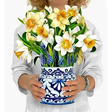 Product image of Freshcut Paper Pop Up Cards, English Daffodils