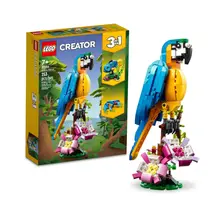 Product image of LEGO Creator 3-in-1 Exotic Parrot Building Toy Set