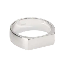 Product image of Slim Rectangular Signet Ring