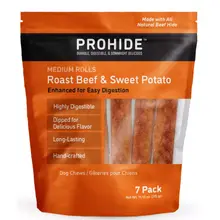 Product image of ProHide Medium Rolls—Roast Beef & Sweet Potato (7 count)