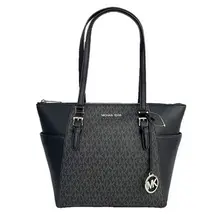 Product image of Michael Kors Charlotte LG Top Zip Tote PVC Bag