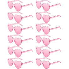 Product image of 12 Pairs of Heart Shaped Sunglasses