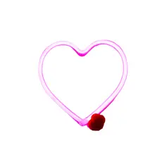 Product image of XF Pink Heart Neon Sign