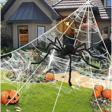 Product image of Anerbili Spider Web Halloween Decoration 2-Pack