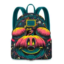 Product image of Mickey Mouse Halloween Glow-in-the-Dark Loungefly Mini Backpack