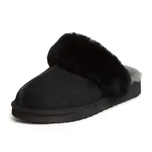 Product image of Fireside by Dearfoams Shearling Scuff Slippers