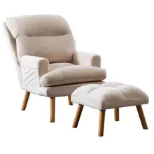 Product image of Corrigan Studio Deeda Super Soft Accent Chair with Ottoman