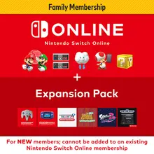 Product image of Nintendo Switch Online + Expansion Pack 12-month Family Membership