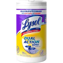 Product image of Lysol Dual Action Disinfectant Wipes