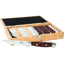 Product image of Viking Culinary German Stainless Steel Pakkawood Steak Knife Set