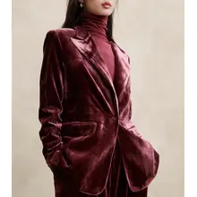 Product image of Alyse Relaxed Velvet Blazer