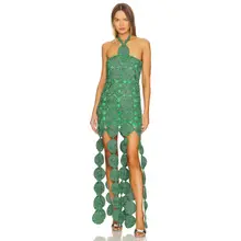 Product image of Simon Miller Beep Beep Circular Carwash Fringe Gown