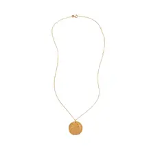 Product image of Alighieri Il Leone Medallion gold-plated necklace