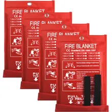 Product image of Fire Suppression Blankets for Kitchen, 4-pack