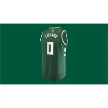 Product image of Damian Lillard Milwaukee Bucks Fast Break Player Jersey