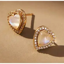 Product image of Joy Dravecky Joyful Heart Stud Earrings