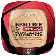Product image of Infallible 24HR Fresh Wear Foundation in a Powder in '120 Vanilla'