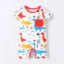 Product image of AdoraCute by PatPat Short Sleeve Rompers 3-Pack