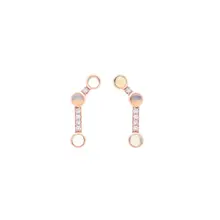 Product image of Opal and Diamond Constellation Climber Earrings