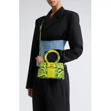 Product image of Luar Small Ana Python Embossed Leather
