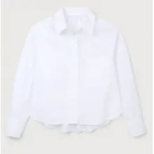 Product image of The White Company Organic Cropped Shirt