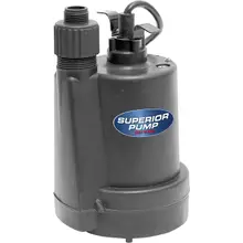 Product image of Superior Pump 91250 1800GPH Thermoplastic Submersible Utility Pump
