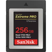 Product image of SanDisk 256GB Extreme PRO CFexpress Card Type B