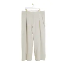 Product image of River Island Plus Light Green Wide Leg Trousers
