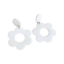 Product image of Daisy Flower Drop Dangle Acrylic Earrings