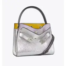 Product image of Petite Lee Radziwill Metallic Double Bag