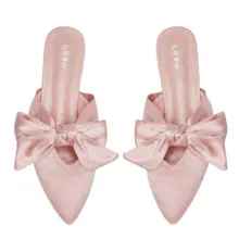 Product image of Ballet Bowknot Pointed Toe Flats